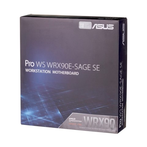 Płyta główna Asus Pro WS WRX90E-SAGE SE 1x sTR5 AMD ryzen Threadripper PRO 7000 SoC (8x DIMM, 4x SATA, 2x SlimSAS, 4xM.2, 2x10Gb