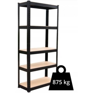 REGAŁ MAGAZYNOWY METALOWY P9030 MDF 175KG