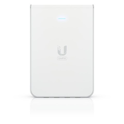 Acces Point Wi-Fi 6 Ubiquiti UniFi U6 In-Wall 2.4GHz(2x2)/5GHz(4x4)/6GHz(-) PoE+/PoE 4x1G 1x2,5G