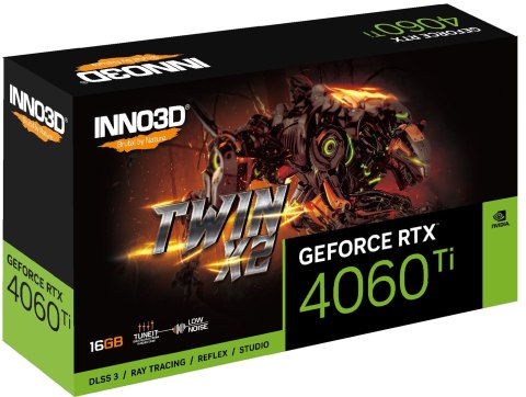 Karta graficzna INNO3D GeForce RTX 4060 Ti TWIN X2 16GB GDDR6