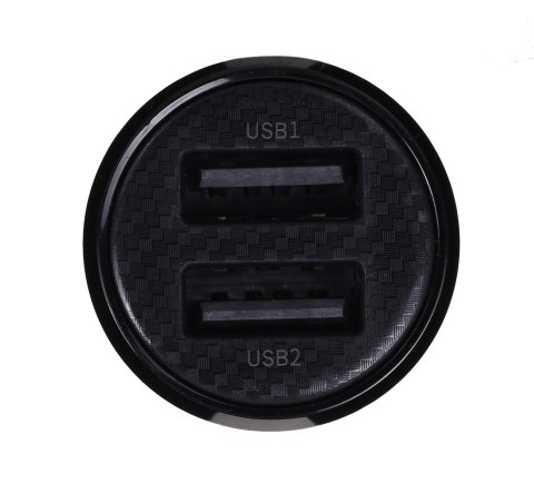 BASEUS ŁADOWARKA SAMOCHODOWA 2X USB 4.8A (CZARNA)