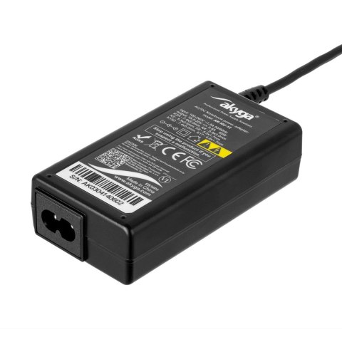 Zasilacz uniwersalny Akyga AK-NU-12 do notebooka (20 V; 3,5 A; 65W; 4.8 mm, 5.5 mm, 7.4 mm x 1.7 mm, 2.5 mm, 3 mm, 5 mm)