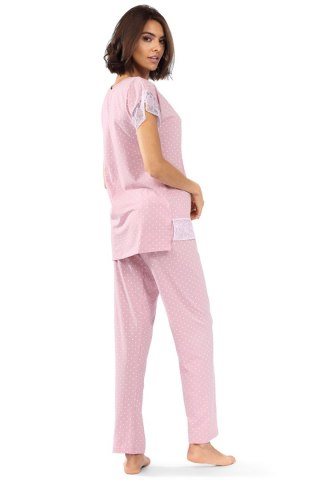 Piżama Damska Model P-1524 Powder Pink - Lorin