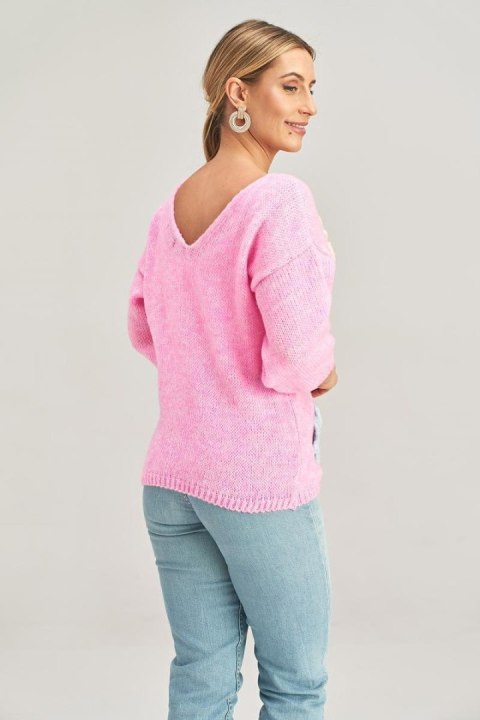 Sweter Damski Model M994 Pink - Figl