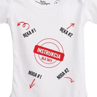 Baby Instructions bodziak z napisami instrukcja