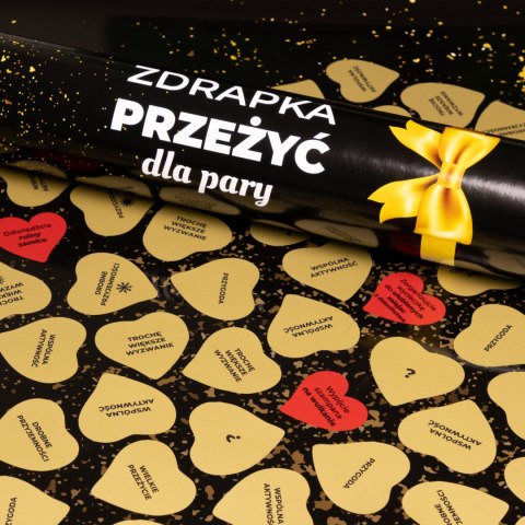 Zdrapka Przeżyć dla Pary plakat do zdrapywania