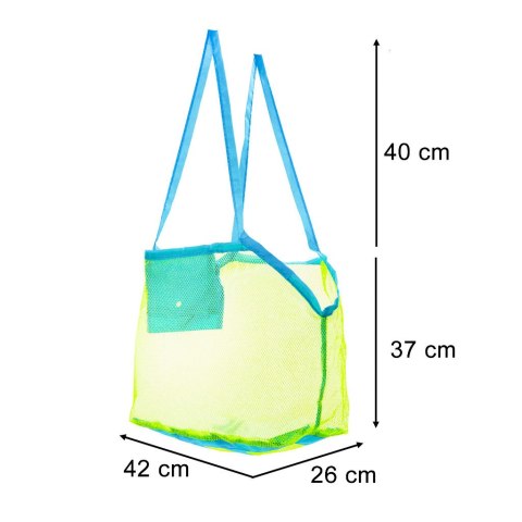 Torba plażowa siatka zakupy zabawki XXL