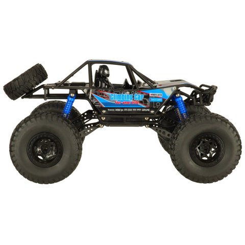 Samochód zdalnie sterowany na pilota RC Crawler Climbing Car 1:10 4WD 48cm niebieski