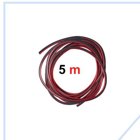 Listwa dekoracyjna do samochodu wciskana tuning 5m czerwona