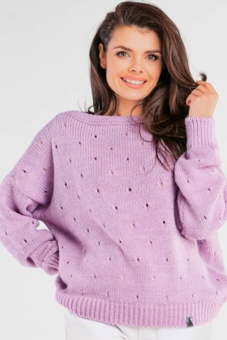 Sweter Damski Model A445 Violet - awama