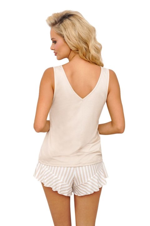 Piżama Damska Model Marina 1/2 Top Beige - Donna