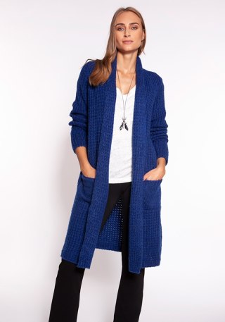 Sweter Kardigan Model PA015 Cobalt - MKM