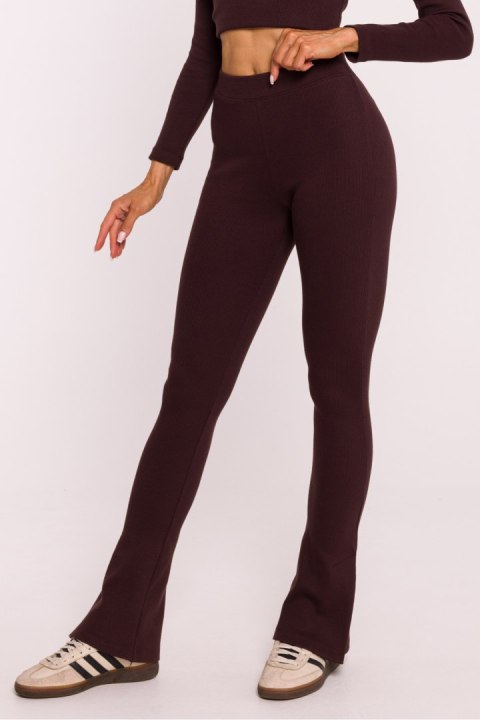 Legginsy Model MOE816 Brown - Moe