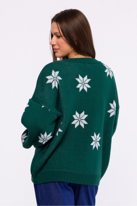 Sweter Damski Model MXS10 Green - Moe