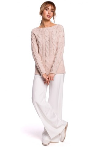 Sweter Damski Model MOE511 Powder Pink - Moe