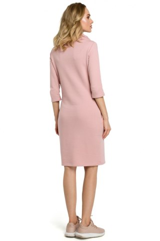 Sukienka Model MOE391 Powder Pink - Moe