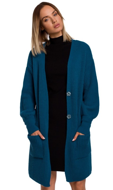 Sweter Kardigan Model MOE538 Morski - Moe