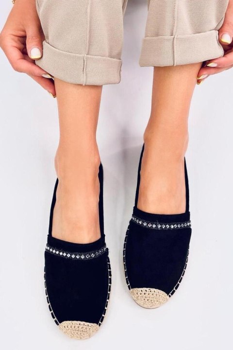 Espadryle damskie ETANCE BLACK - Inello