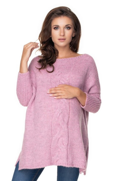 Sweter Ciążowy Model 30075 Lila - PeeKaBoo