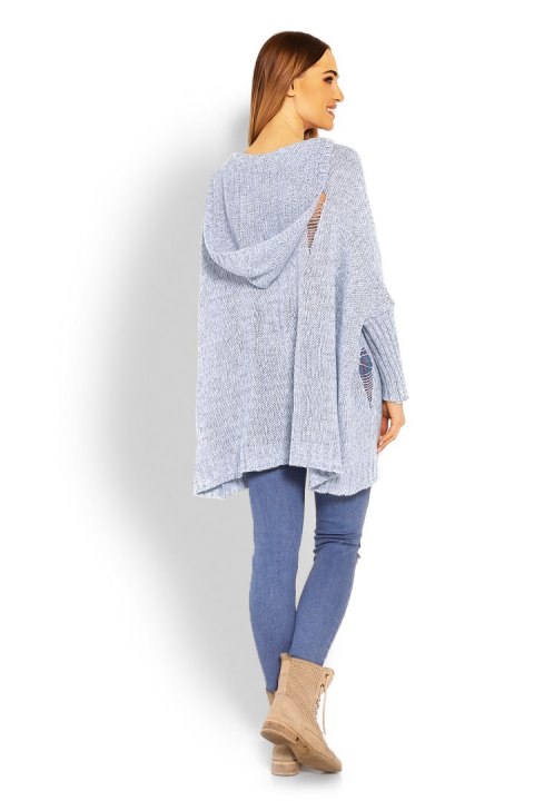 Sweter Damski Model 30055 Sky Blue - PeeKaBoo