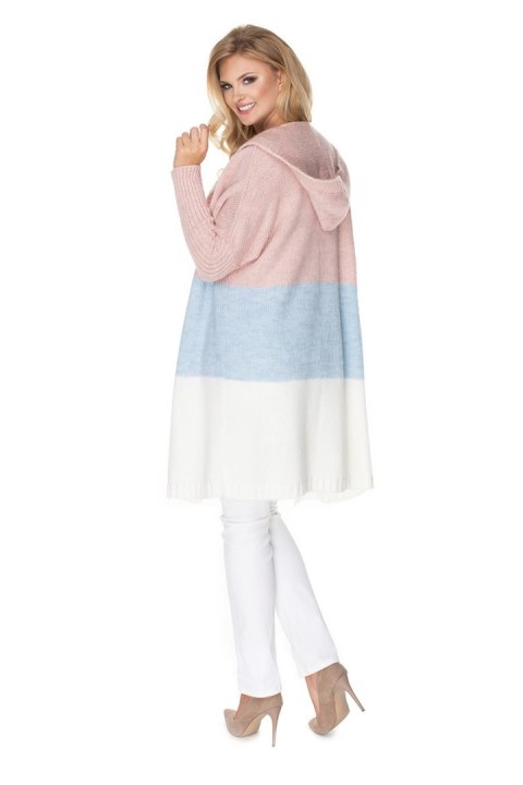 Sweter Kardigan Model 30069 Powder Pink/Sky Blue - PeeKaBoo