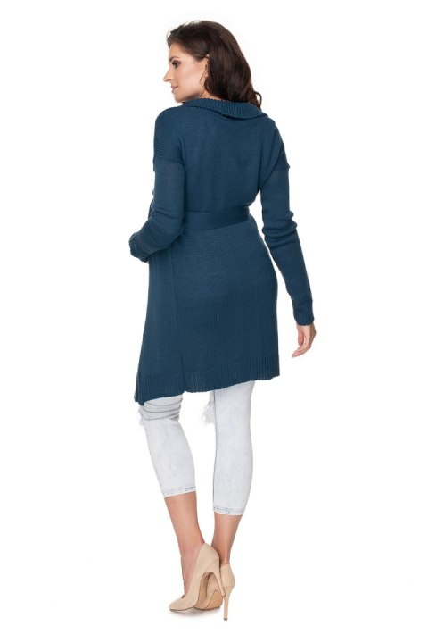 Sweter Kardigan Model 40045 Petrol - PeeKaBoo