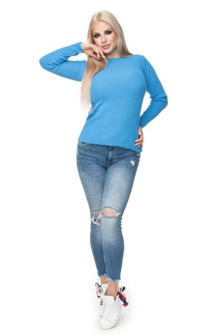 Sweter Damski Model 70021 Jeans - PeeKaBoo