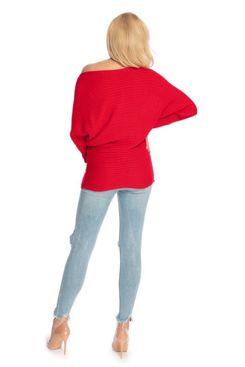 Sweter Damski Model 70036 Red - PeeKaBoo