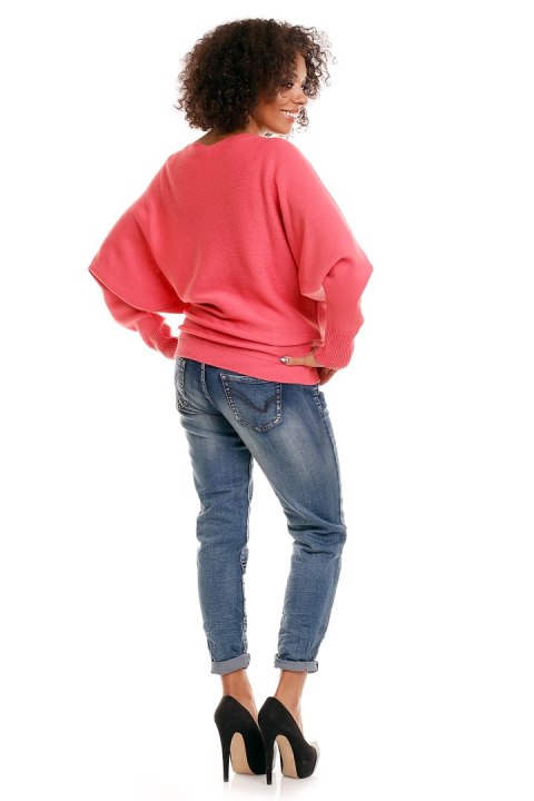 Sweter model 70003C Coral - PeeKaBoo