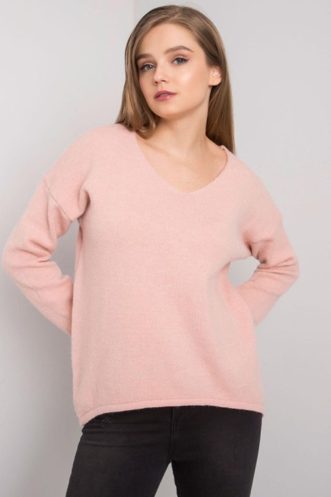 Sweter Damski Model TW-SW-BI-9802.25X Light Pink - Och Bella