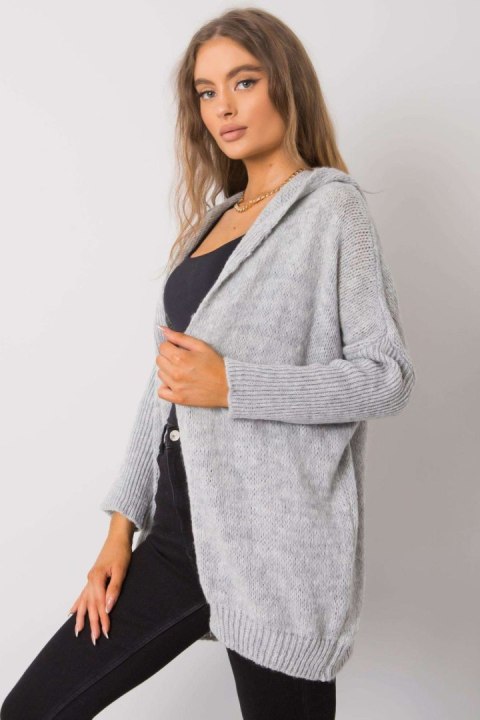 Sweter Kardigan Model TW-SW-BI-6911.15 Grey - Och Bella