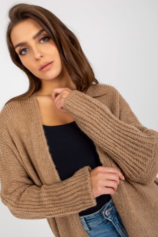 Sweter Kardigan Model TW-SW-BI-M2201.87 Dark Beige - Och Bella