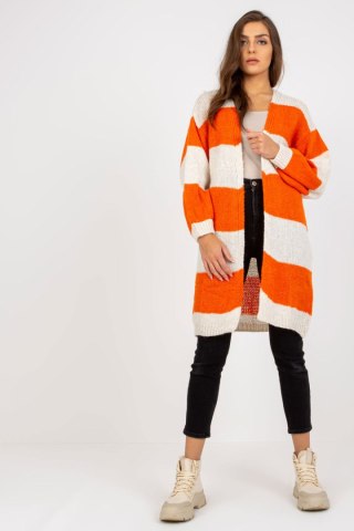 Sweter Kardigan Model TW-SW-BI-M3022.29X Orange - Och Bella