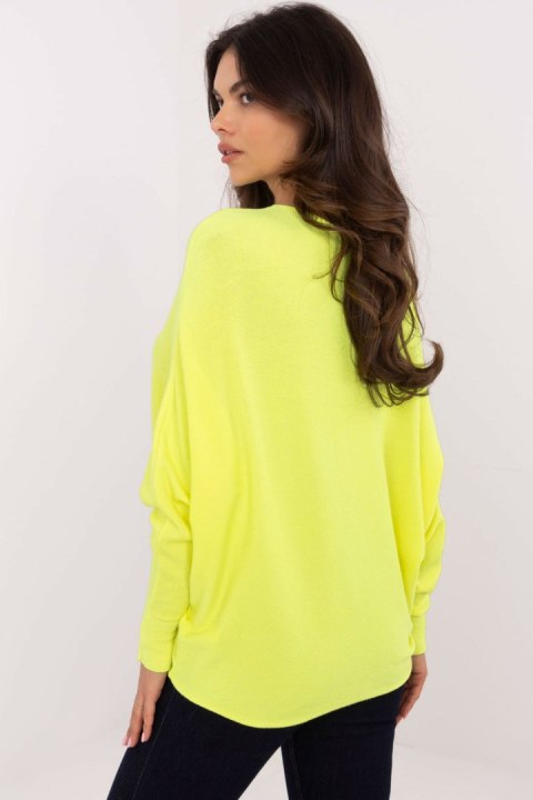 Sweter Damski Model DHJ-SW-8862.91 Fluo Yellow - Italy Moda