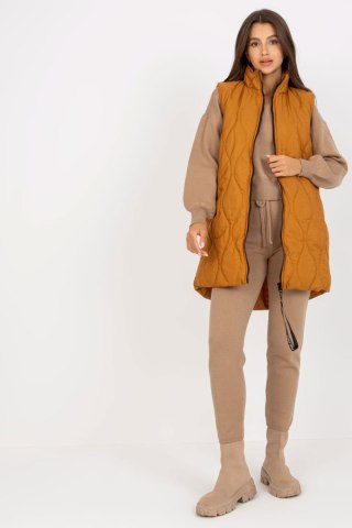 Kamizelka Model AP-KZ-RP01.00P Light Brown - Rue Paris