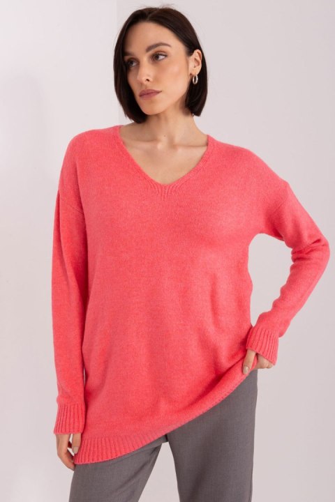 Sweter Damski Model TO-SW-1810.84P Coral - Rue Paris