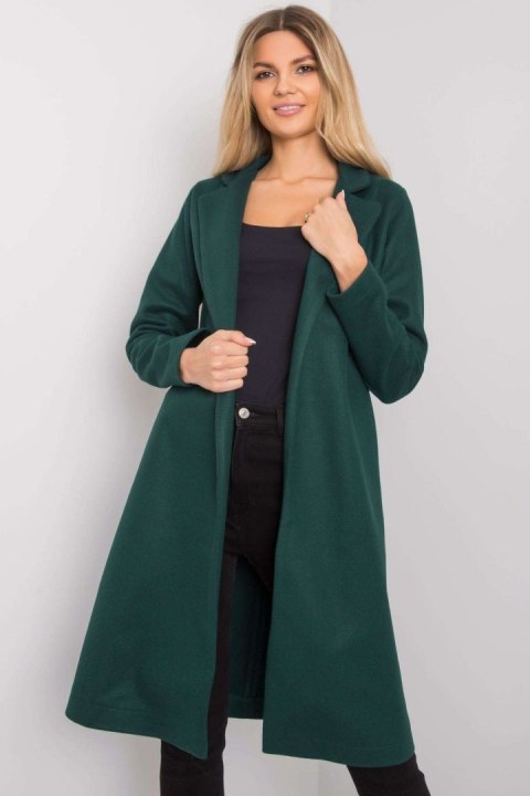 Płaszcz Damski Model CHA-PL-0402.33P Dark Green - Rue Paris