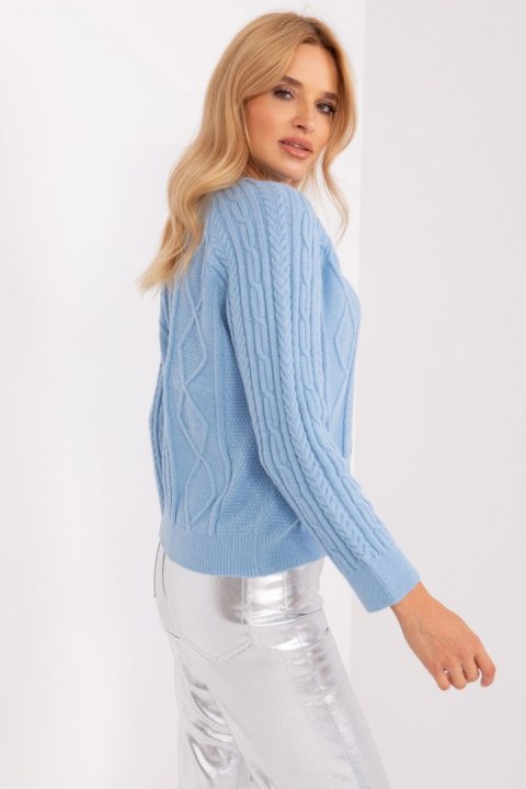 Sweter Damski Model AT-SW-2346-2.99P Light Blue - AT