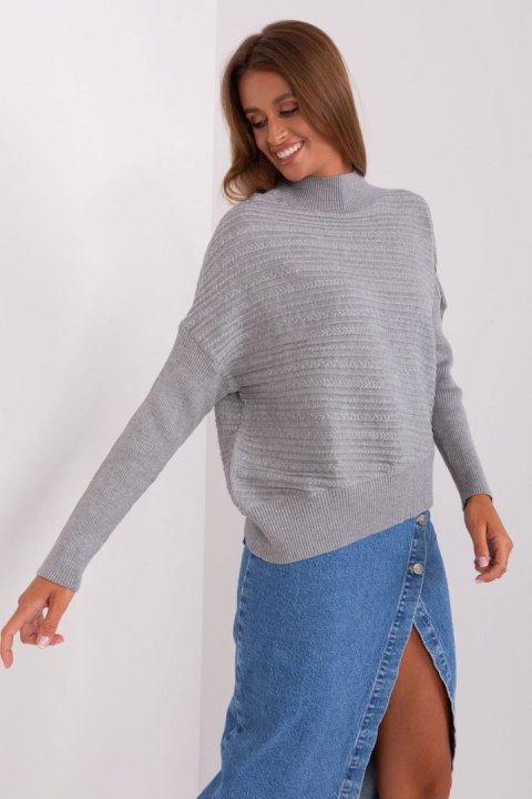 Sweter Damski Model AT-SW-2368.36X Grey - AT