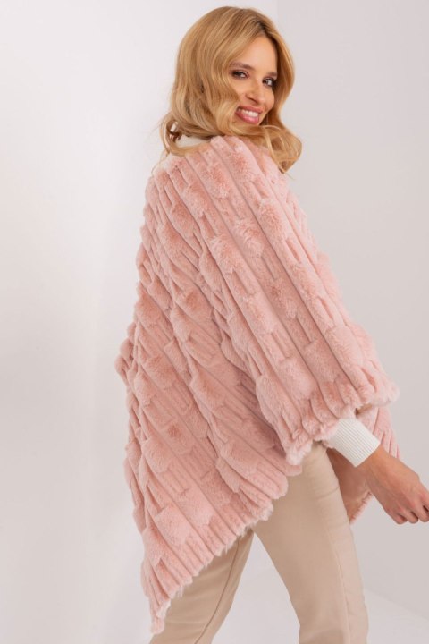 Sweter Ponczo Model AT-PN-2347.68 Light Pink - AT