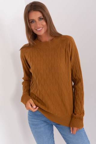 Sweter Damski Model AT-SW-2326.37X Light Brown - AT