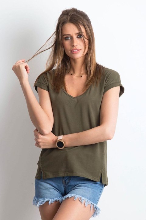 T-shirt Damski Model RV-TS-4839.21P Khaki - BFG