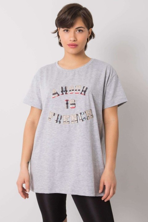 T-shirt Damski Model FA-TS-6892.88 Grey - Fancy