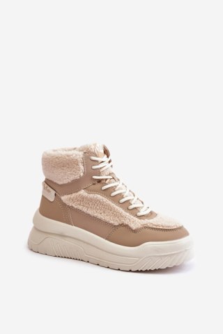 Buty Sportowe Model Lee Cooper LCJ-24-47-3146 Beige - Step in style