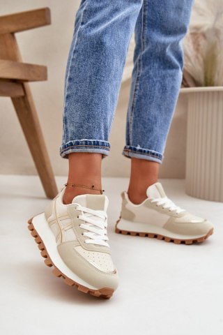 Buty Sportowe Model Mialunae YH30 Beige - Step in style