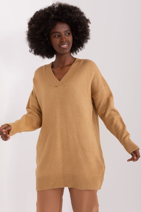 Sweter Damski Model BA-SW-0577.02P Camel - Badu