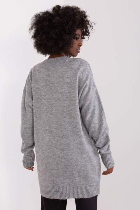 Sweter Damski Model BA-SW-0577.36X Grey - Badu