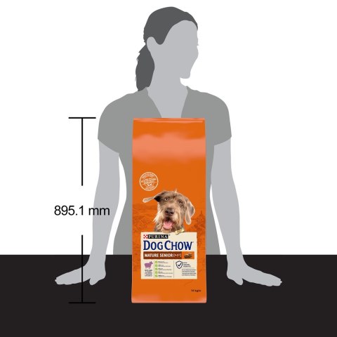 PURINA Dog Chow Mature Senior z jagnięciną - sucha karma dla psa - 14 kg