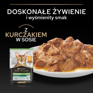 PURINA PRO PLAN STERILISED Kurczak 85g