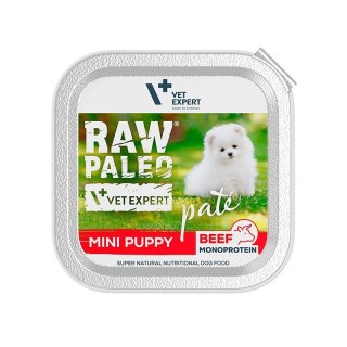 VetExpert Raw Paleo Wołowina Pate Mini Puppy alu tray 150g